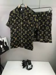 louis vuitton lv pyjama set manches courtes pour hommes l928011